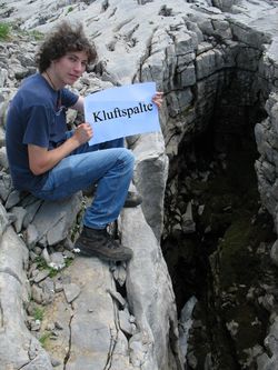 kluftspalte